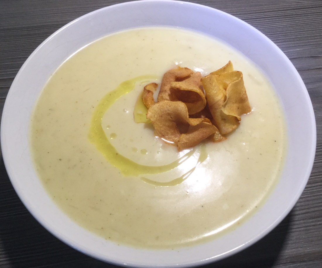 Spiced parsnip soup
